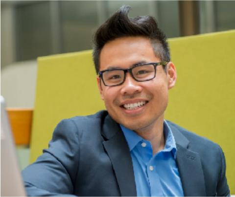 A photo of John at T.V.A.