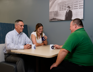 A Group of People Having Coffee